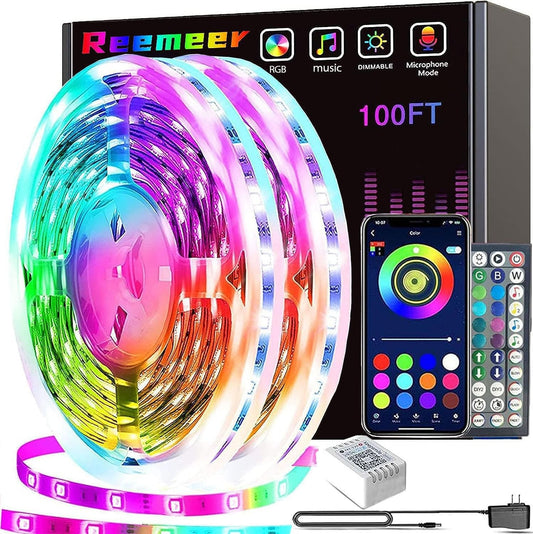 Tira de Luces LED de 30 Metros con Control por App