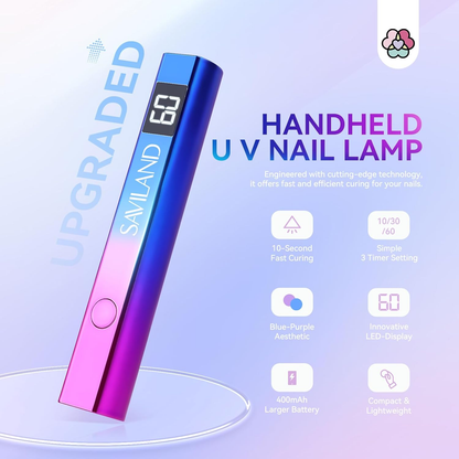 Lampara UV Portatil para Secado Rapido de Unas