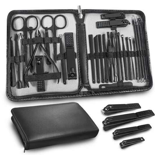 Kit de 30 Cortaunas de Acero Inoxidable