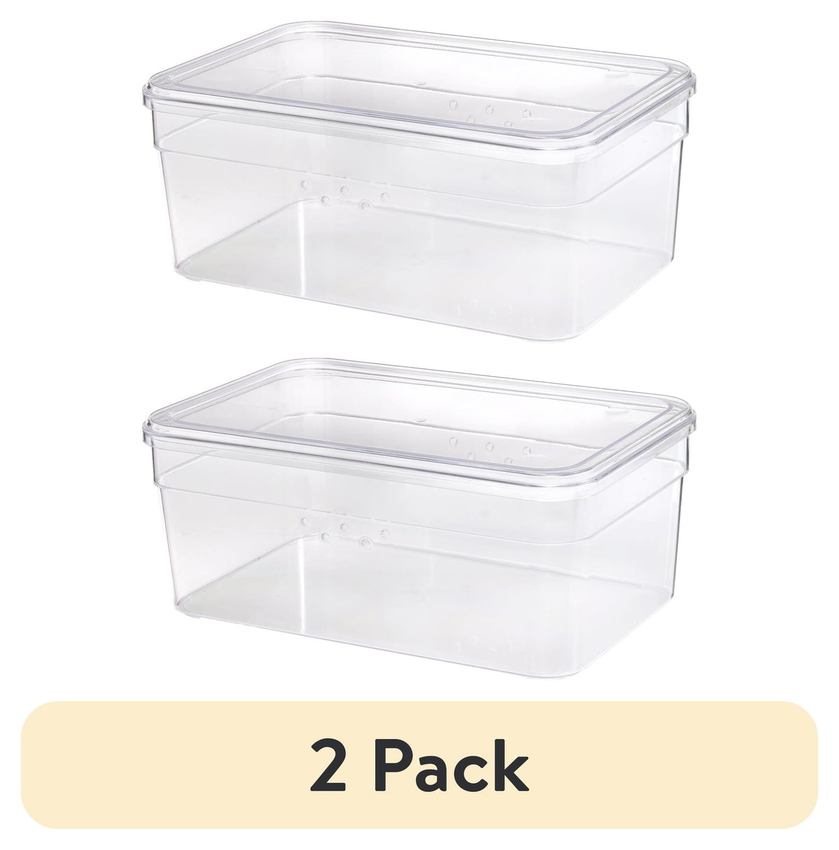 Pack de 2 Cajas Organizadoras Transparentes para Zapatos