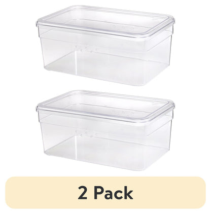 Pack de 2 Cajas Organizadoras Transparentes para Zapatos