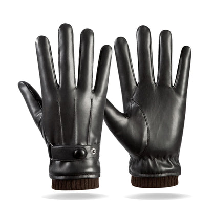 Guantes de Cuero con Pantalla Tactil para Conducir