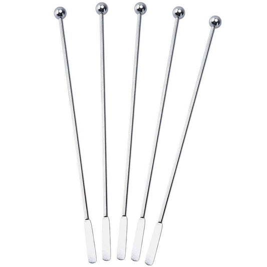 Set de 5 Agitadores de Bebidas de Acero Inoxidable