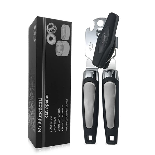 Abrelatas Manual Resistente de Acero Inoxidable