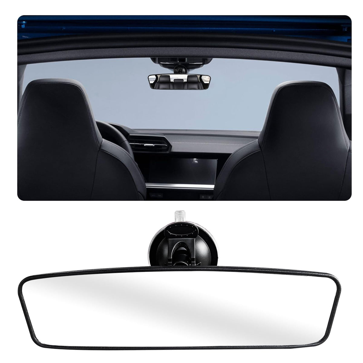 Espejo Retrovisor Auxiliar con Ventosa Ajustable
