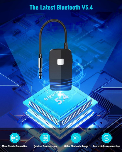 Receptor Bluetooth 5.4 para Altavoz de Coche