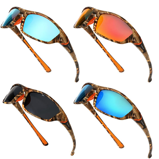Pack de 4 Gafas de Sol Deportivas Polarizadas