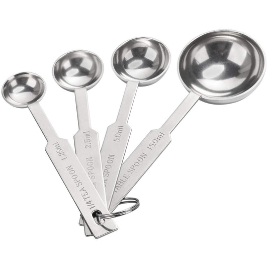 Juego de cucharas medidoras de acero inoxidable