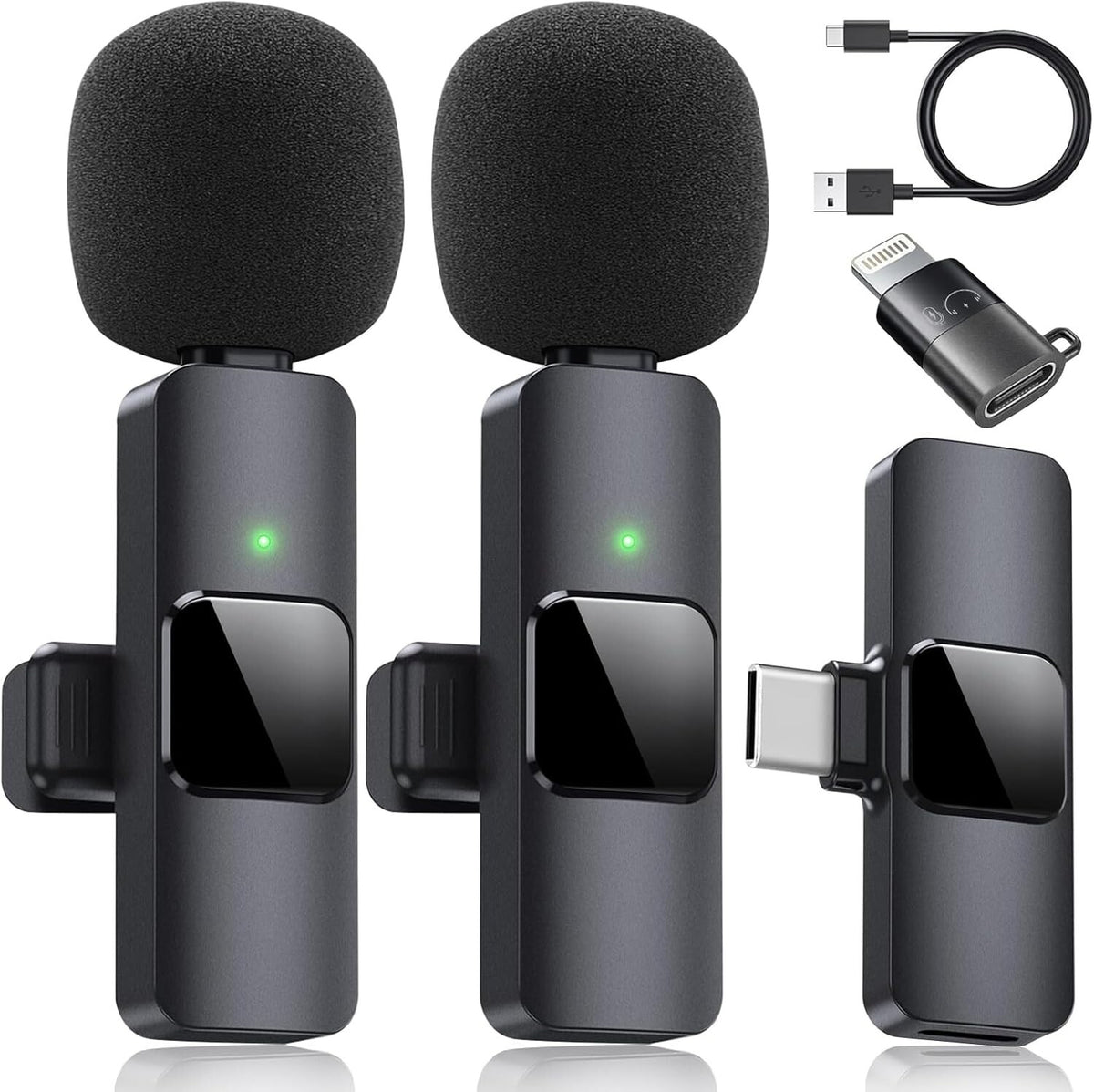 Microfono Inalambrico Mini de Solapa para Movil