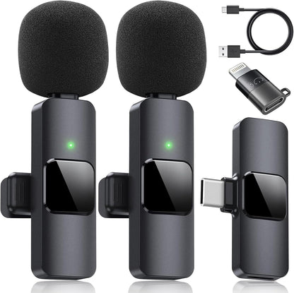 Microfono Inalambrico Mini de Solapa para Movil