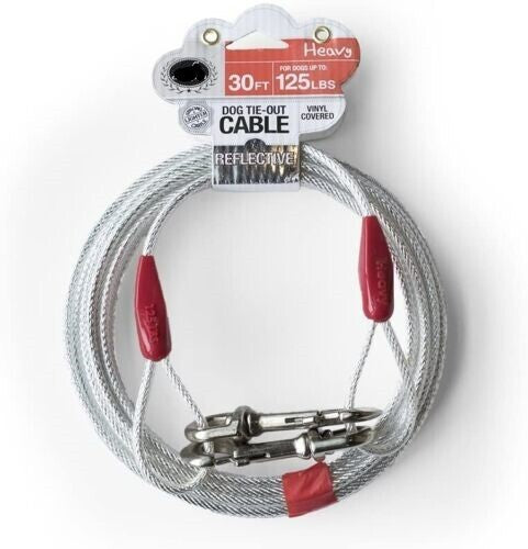Cable de Amarre Reflectante para Perro 30 Pies
