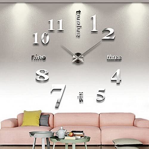 Reloj de Pared Grande DIY 3D