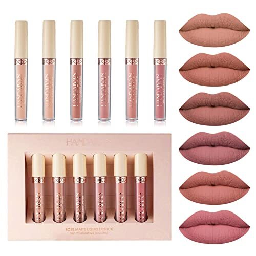 Kit de 6 Labiales Mate de Larga Duración