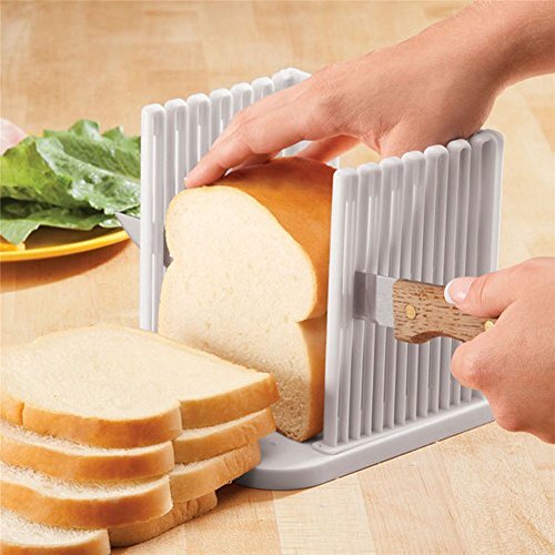 Guia de Corte Ajustable para Rebanar Pan Casero